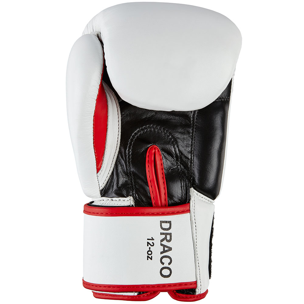 BENLEE Boxhandschuhe, Draco, weiß-schwarz, 12 Oz