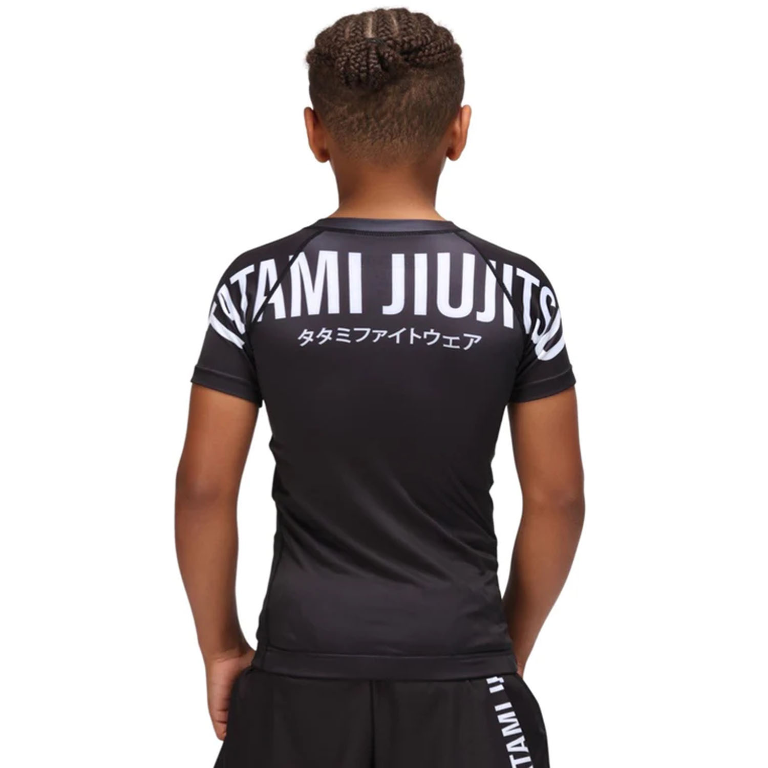 Tatami Rashguard, S/S, Kids, Impact, black, 9-11 J.