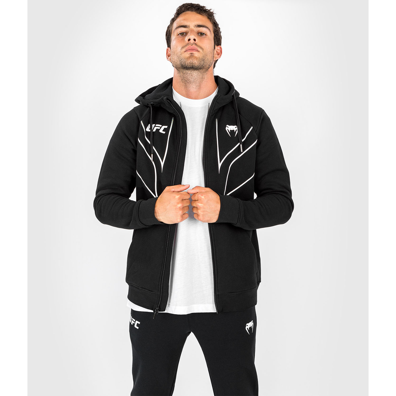 VENUM Zip Hoody, UFC Fight Night 2.0, Replica, black, S