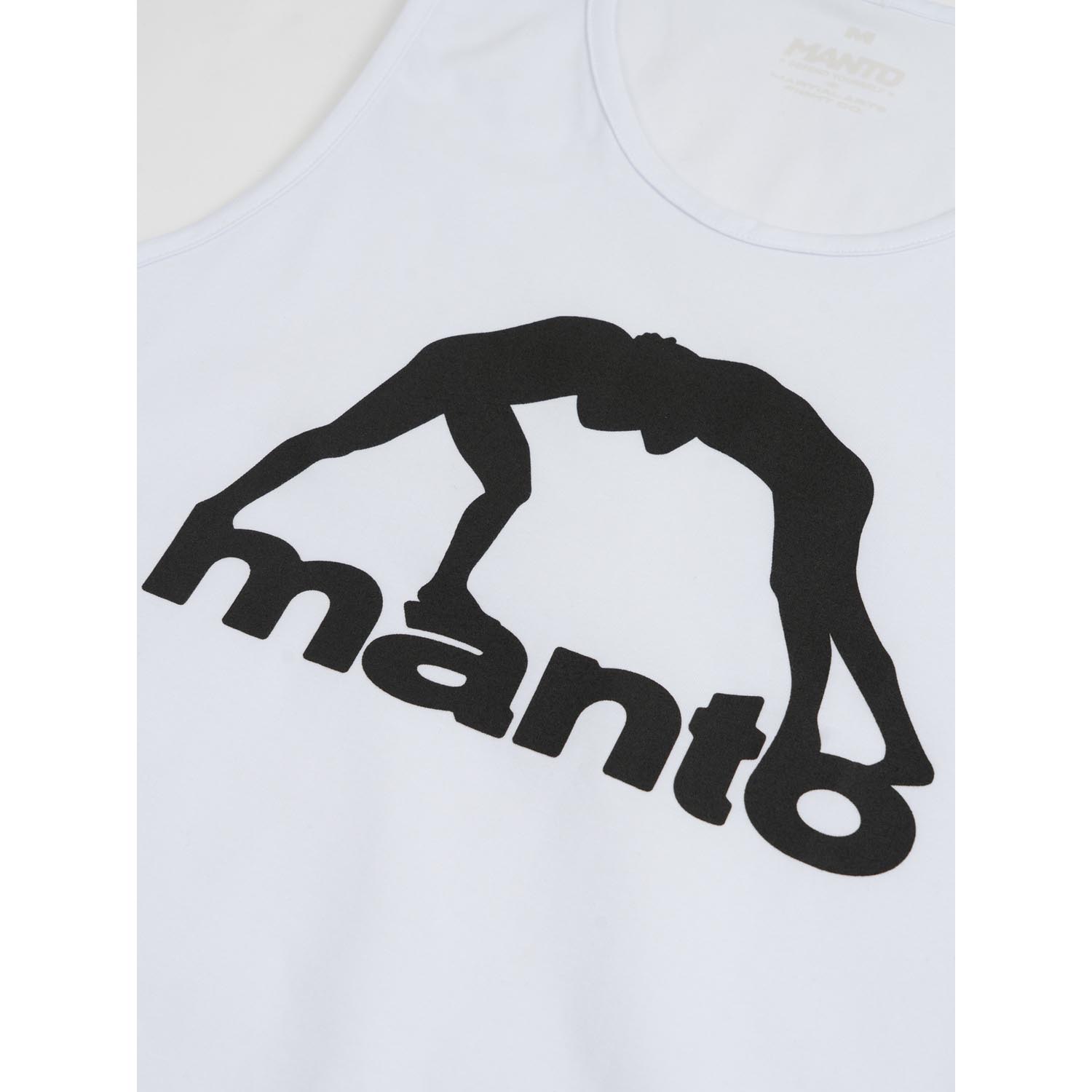 MANTO Tank Top, Vibe 25, white-black, XXL