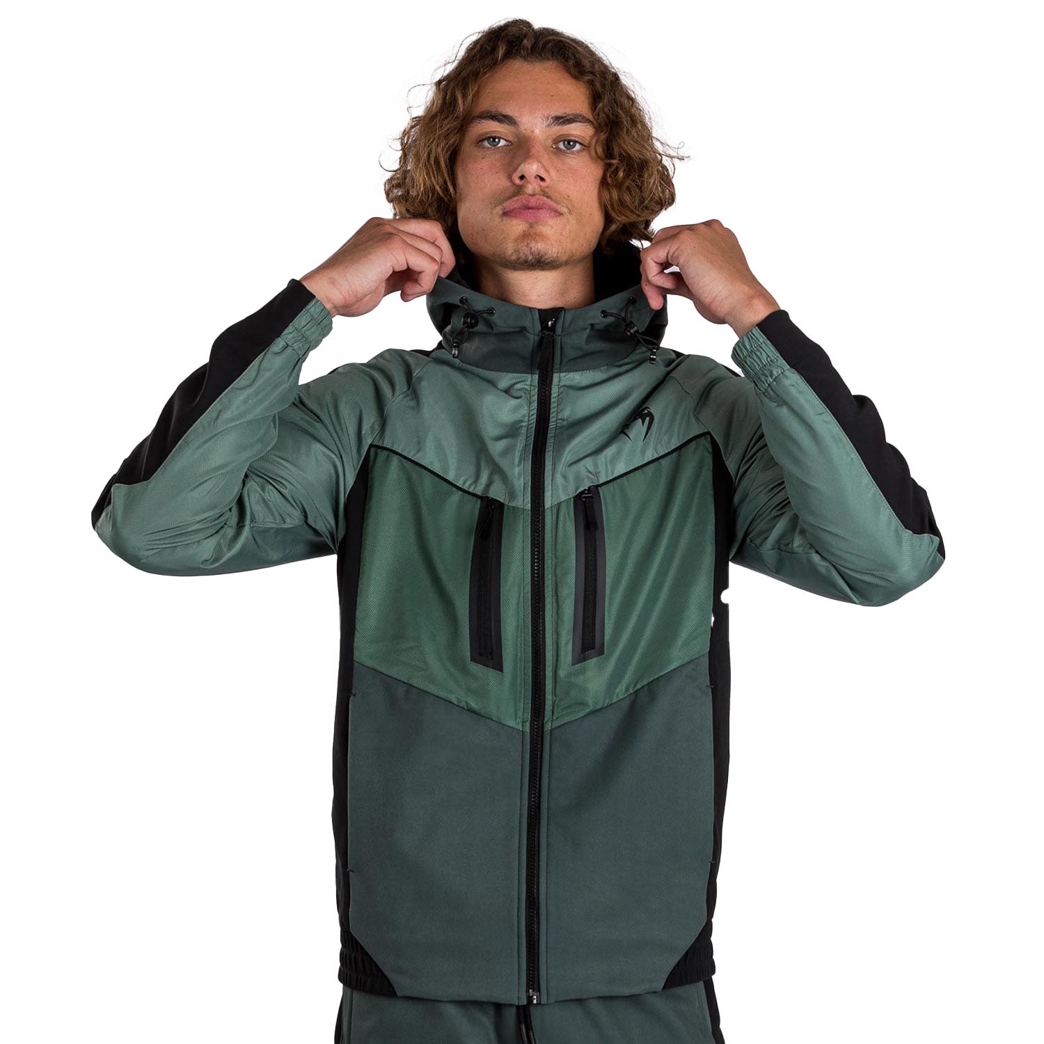 VENUM Trainingsjacke, Laser 3.0, schwarz-khaki, XL