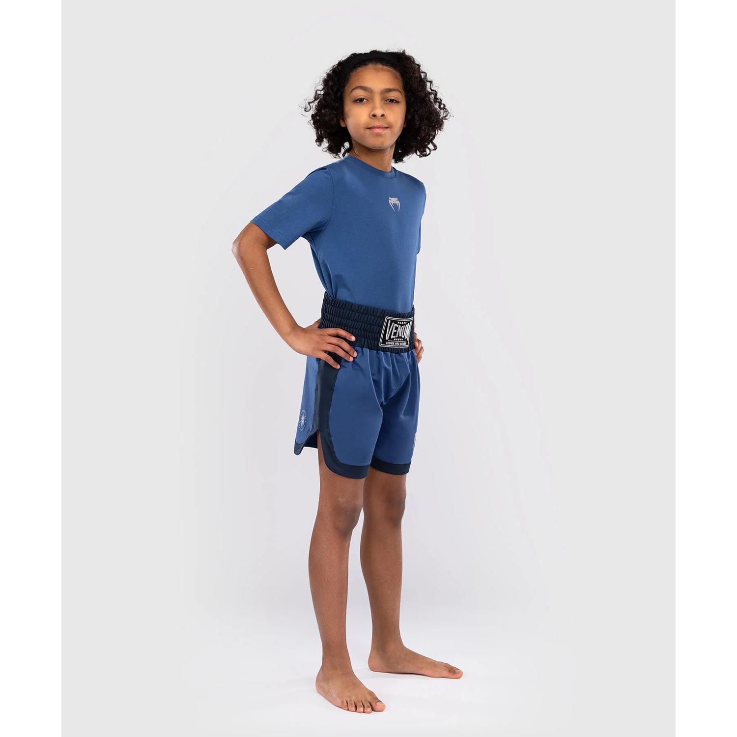 VENUM Boxing Shorts, Kids, Inferno, blue, 14 J