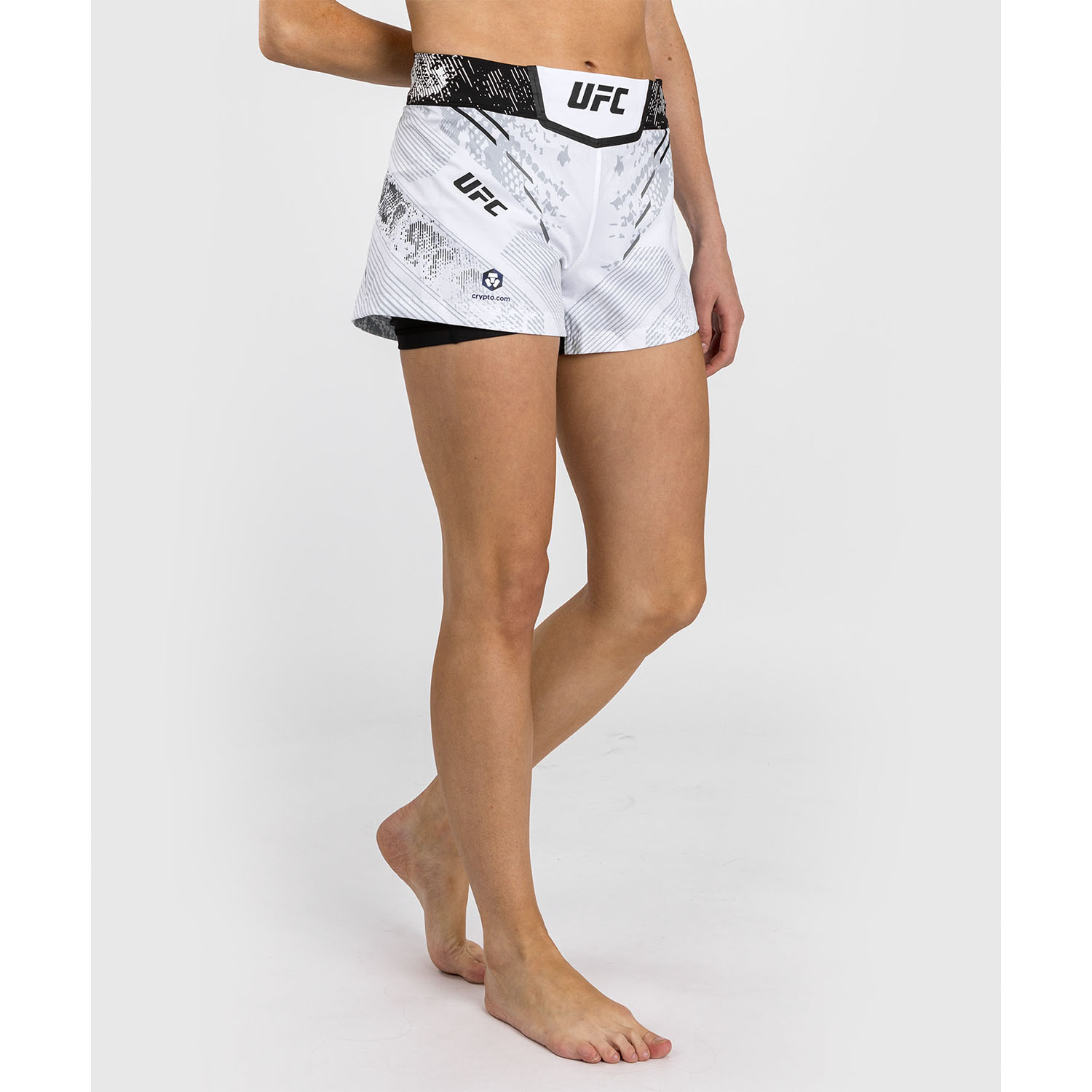 VENUM MMA Fight Shorts, Damen, UFC Fight Night, Adrenaline, weiß, XS