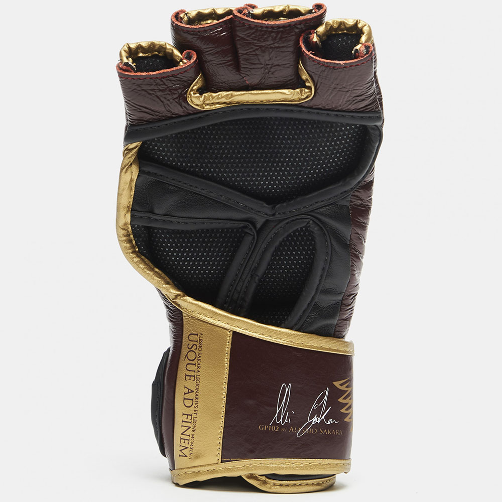 LEONE MMA Gloves, Legionarvis II, GP102, wine red, L