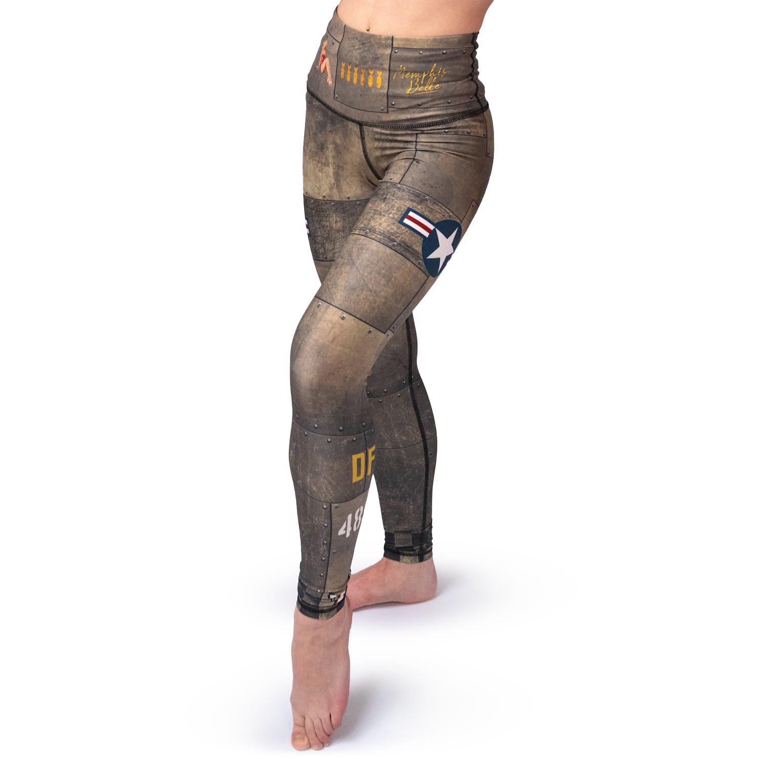 Anarchy Apparel Compression Leggings, Bomber 2.0, S
