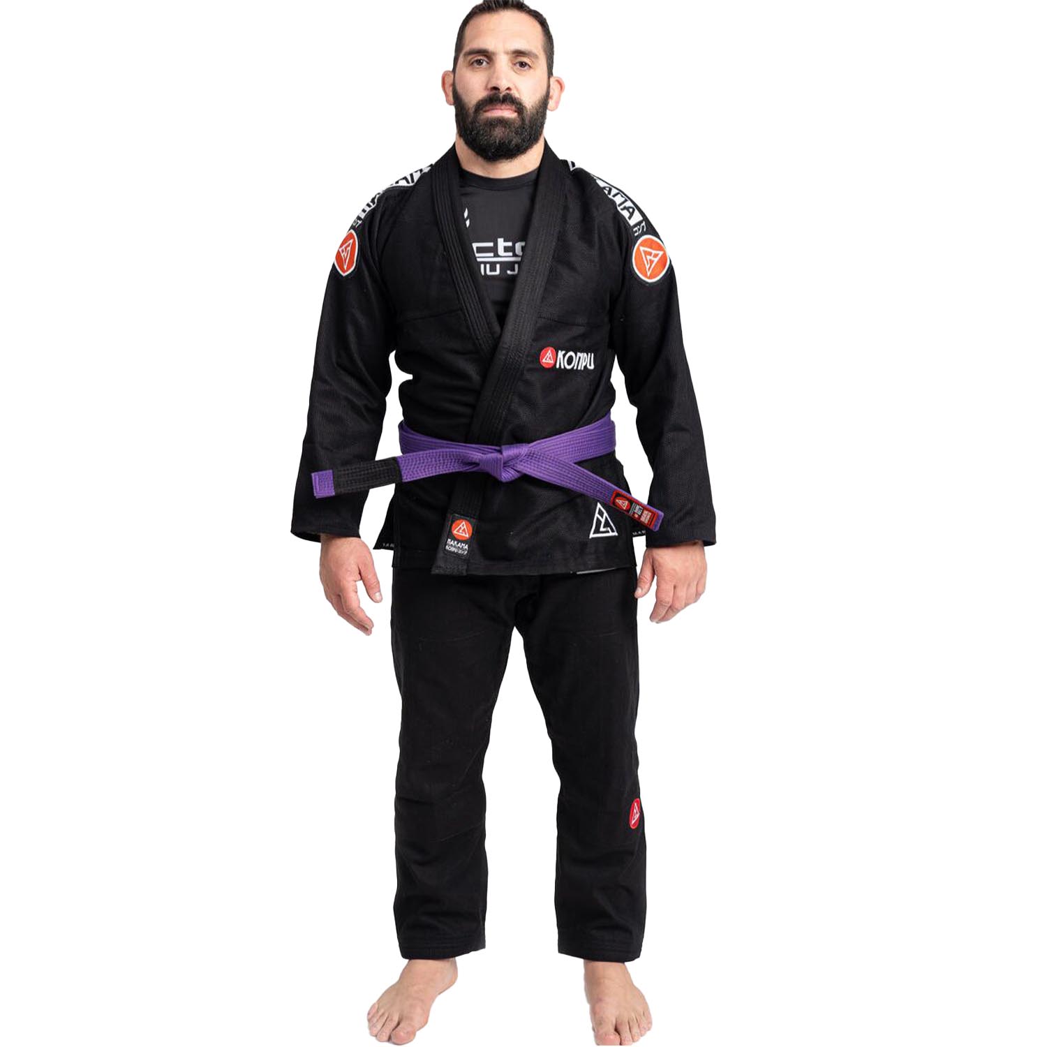 Nakama BJJ GI, Konpu, schwarz, A2