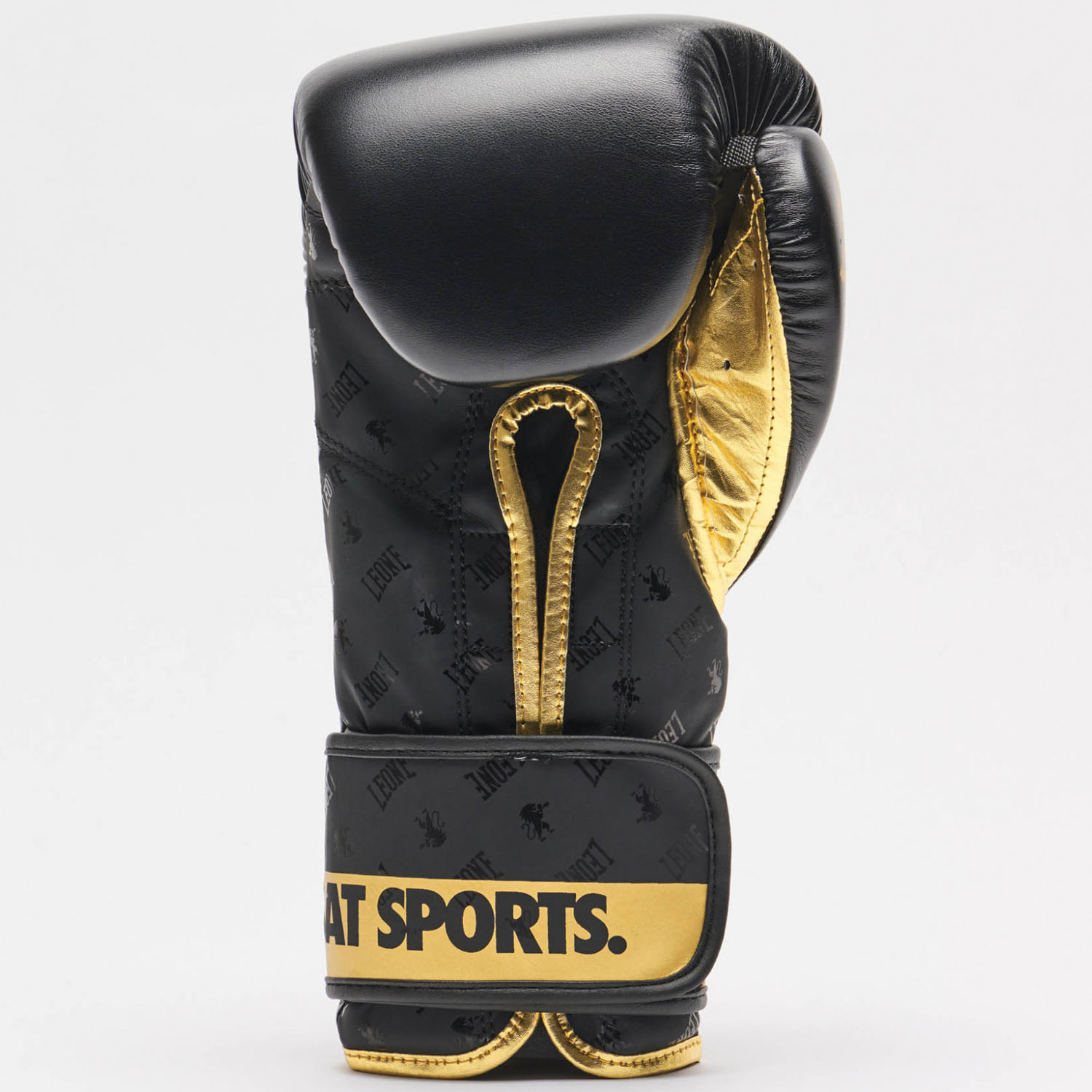 LEONE Boxhandschuhe, DNA, GN220, schwarz-gold, 16 Oz
