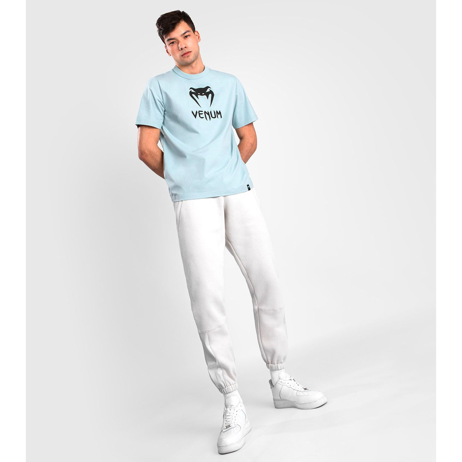 VENUM T-Shirt, Classic, light blue-black, XXL