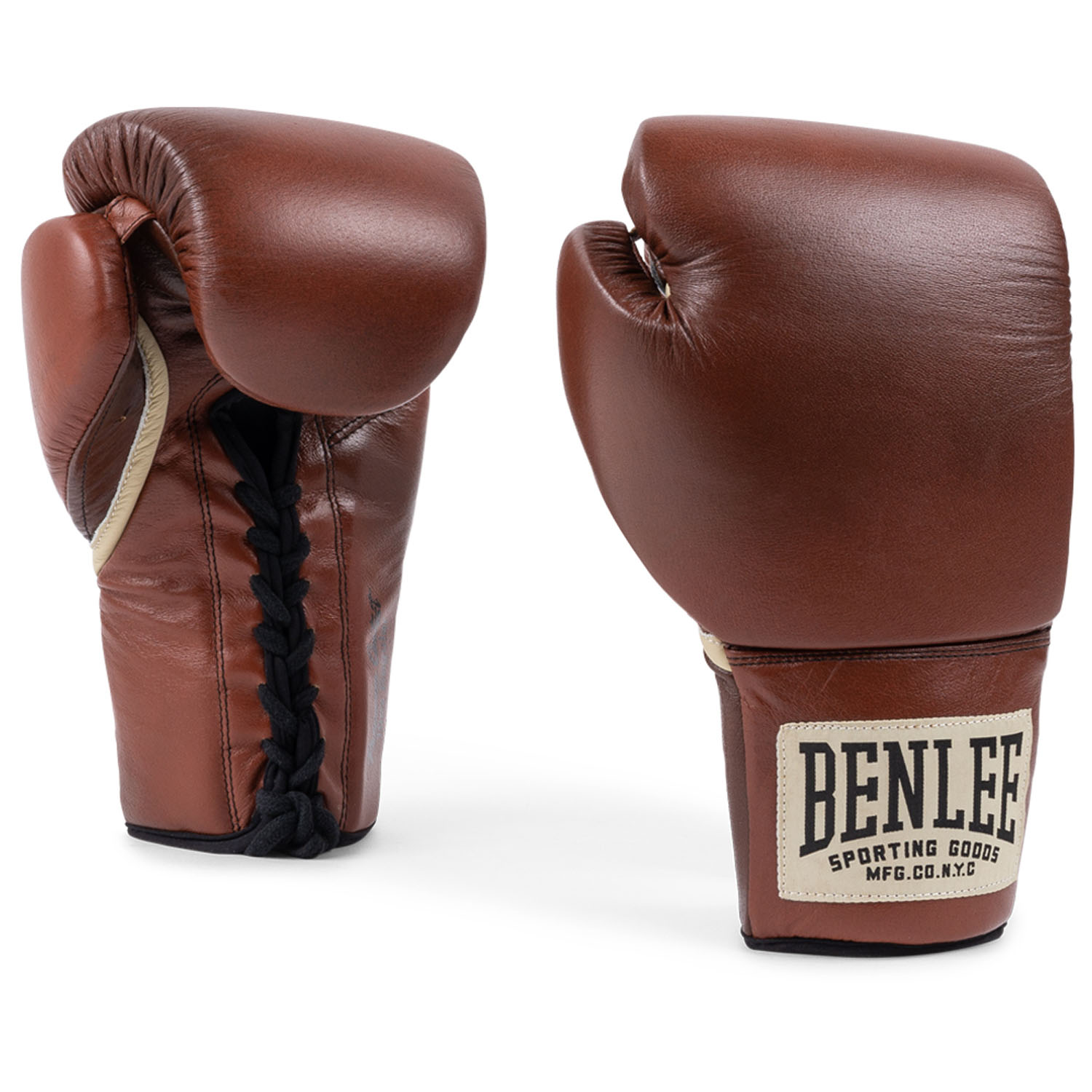 BENLEE Boxhandschuhe, Premium Contest, braun, 10 Oz