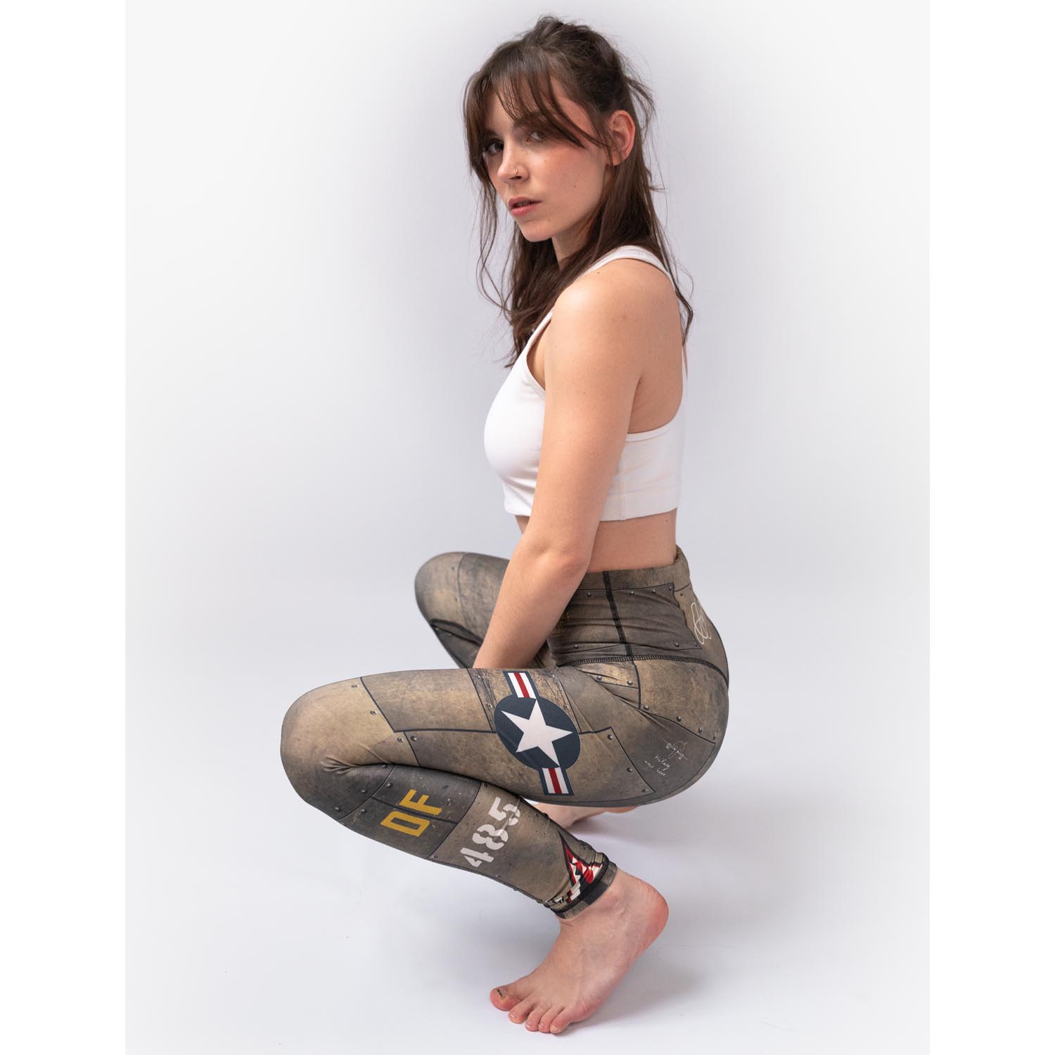 Anarchy Apparel Compression Leggings, Bomber 2.0, S