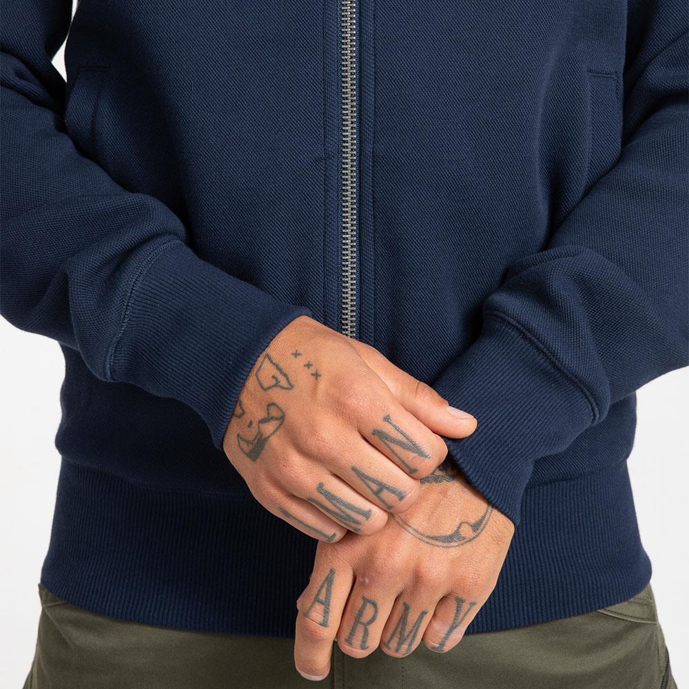 Pit Bull West Coast Zip Hoody, Pique, Small Logo, navy, XXL