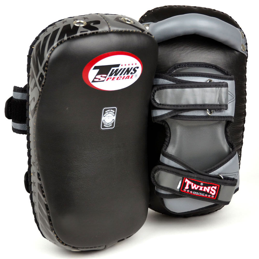 TWINS Special Thai Pads, KPL-12, Premium, black-grey, L
