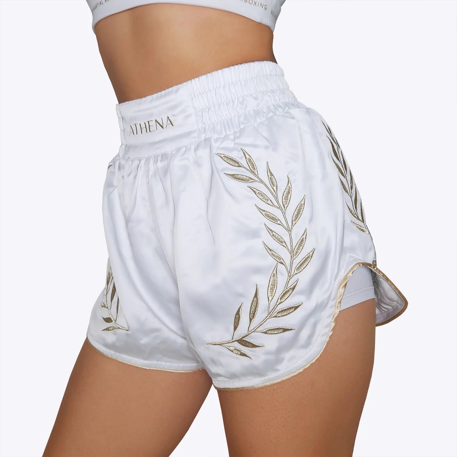ATHENA Muay Thai Shorts, Women, Athena, white-gold, XL