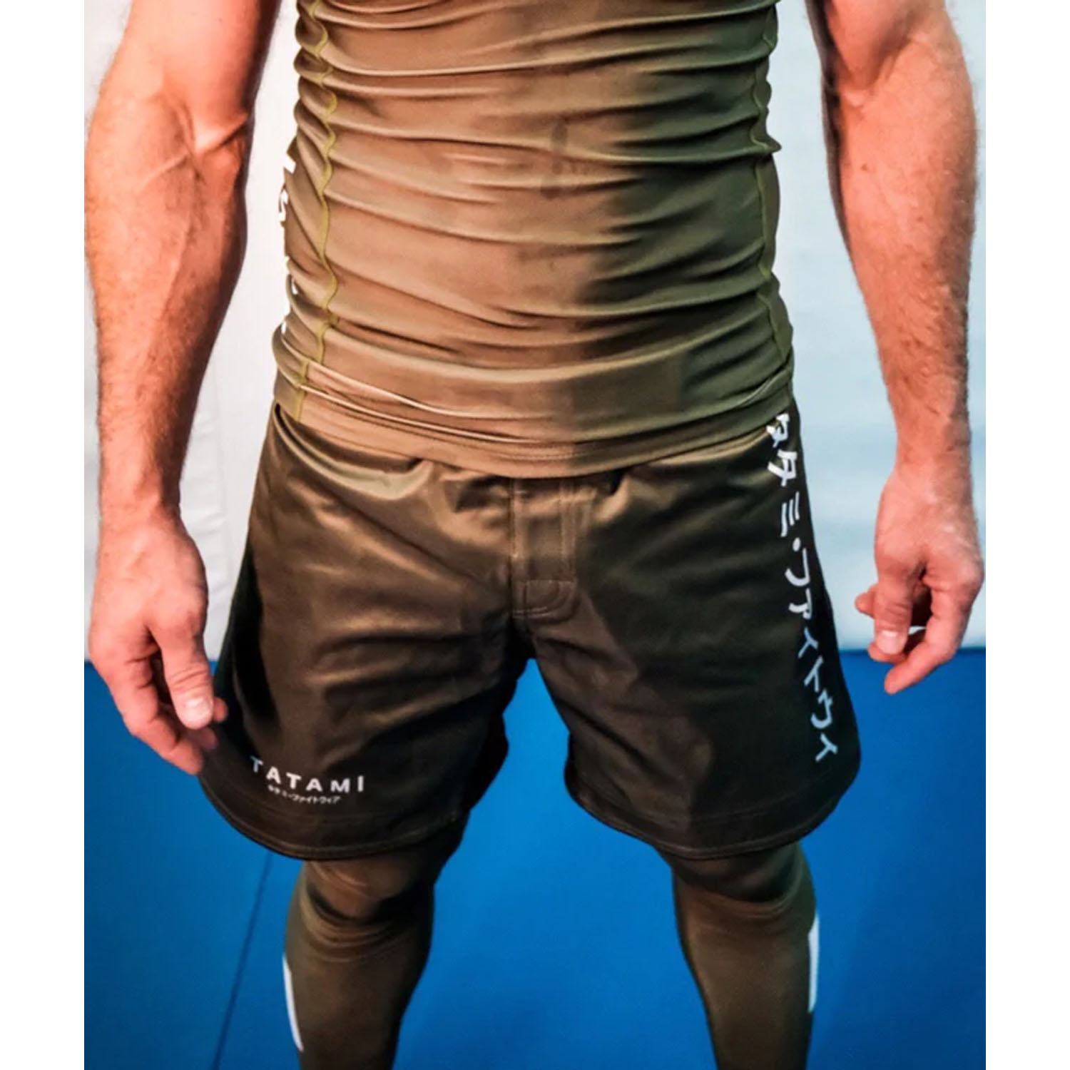 Tatami MMA Fight Short, Katakana, khaki, S