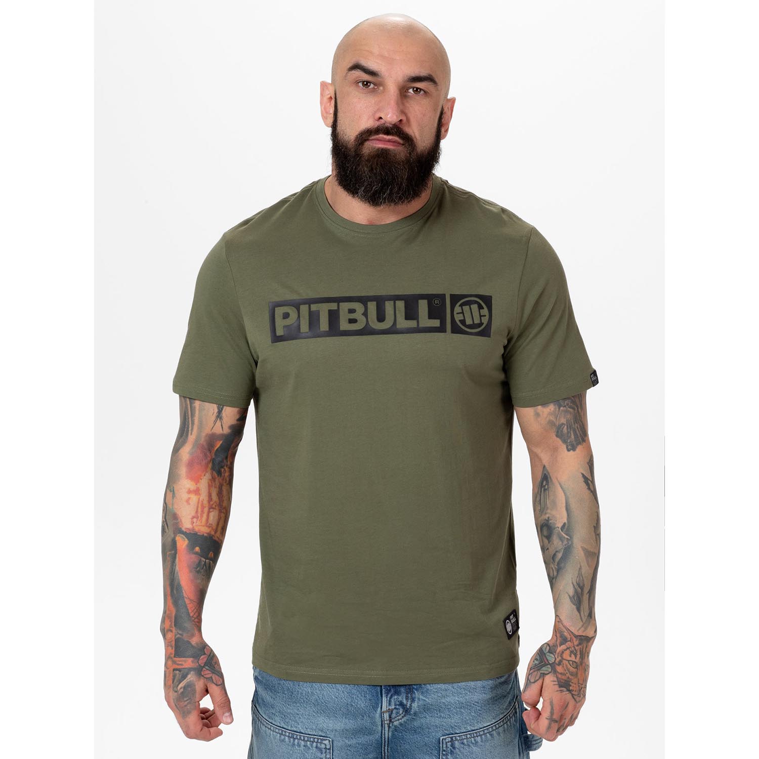Pit Bull West Coast T-Shirt, Hilltop S70, olive, XXL