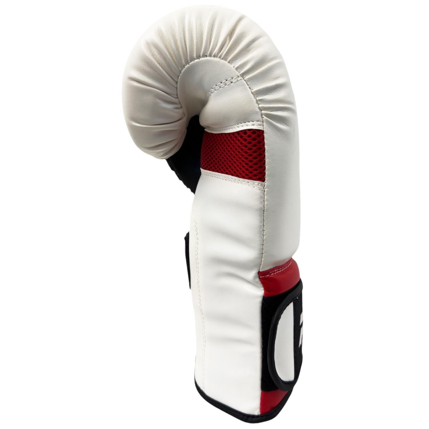 PX Boxing Gloves, Legacy, white-black-red, 10 Oz
