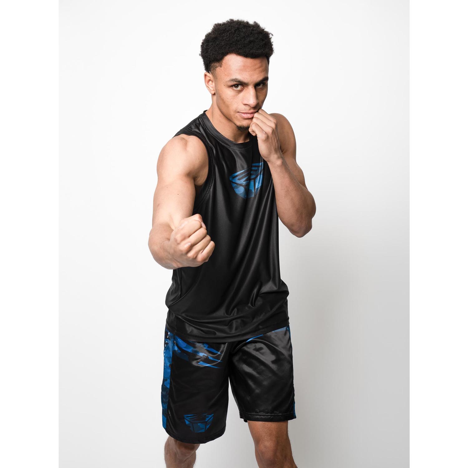 RINGLIFE Functional Tank Top, Unit, black-blue camo, XXL