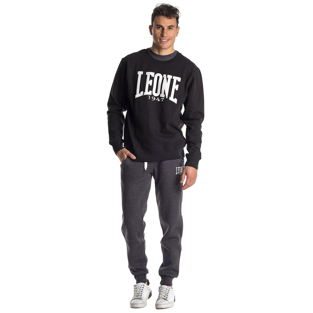 LEONE Pullover, Basic, black, S