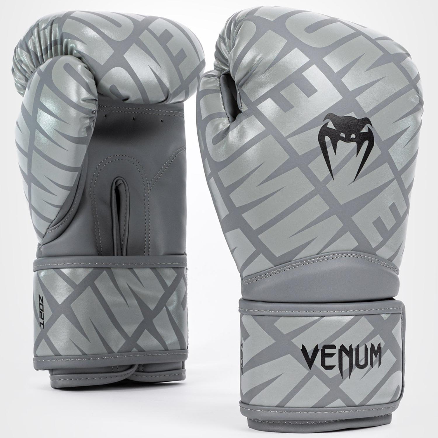 VENUM Boxing Gloves, Contender 1.5 XT, grey-silver, 12 Oz