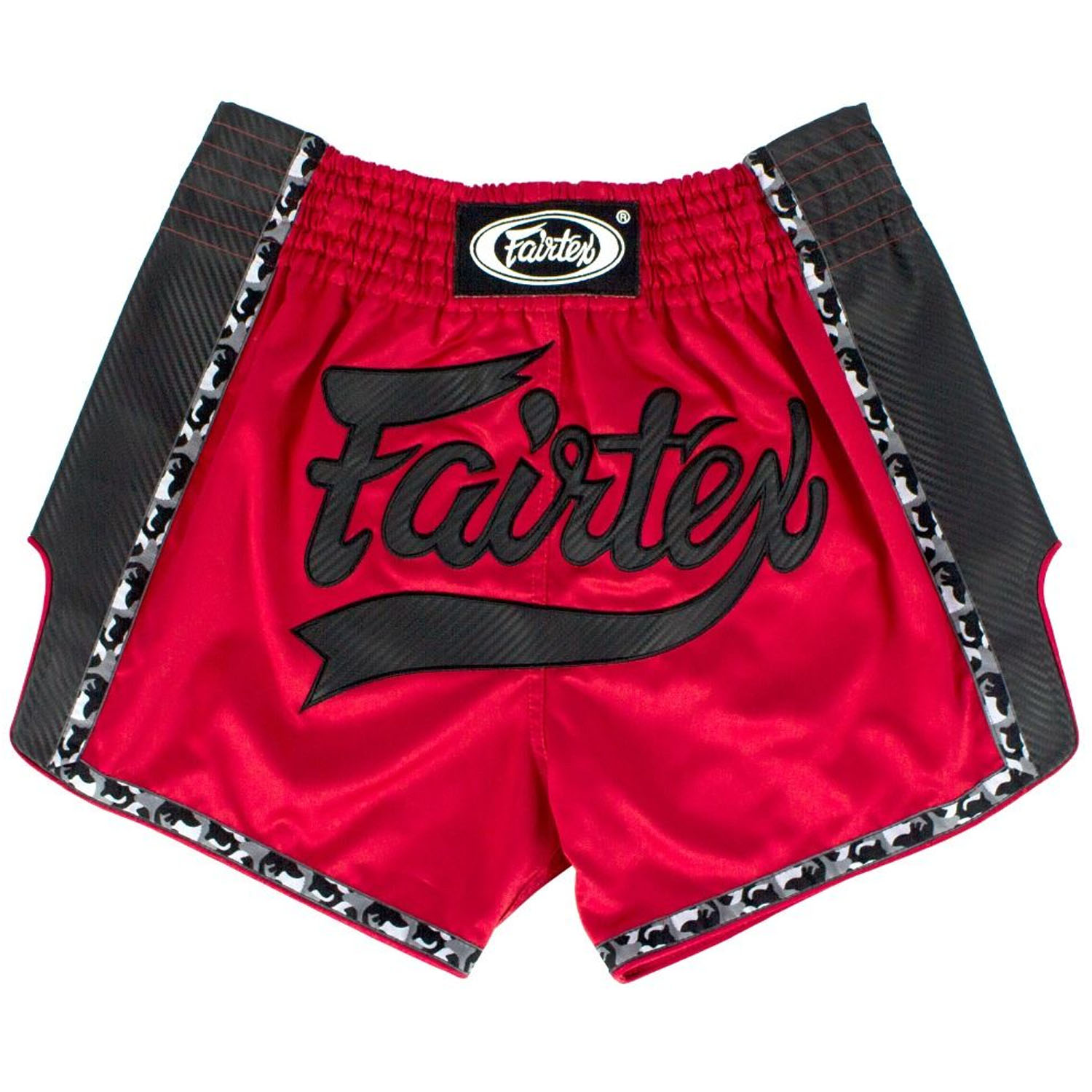 Fairtex Muay Thai Shorts, BS1703, red-black, XXL