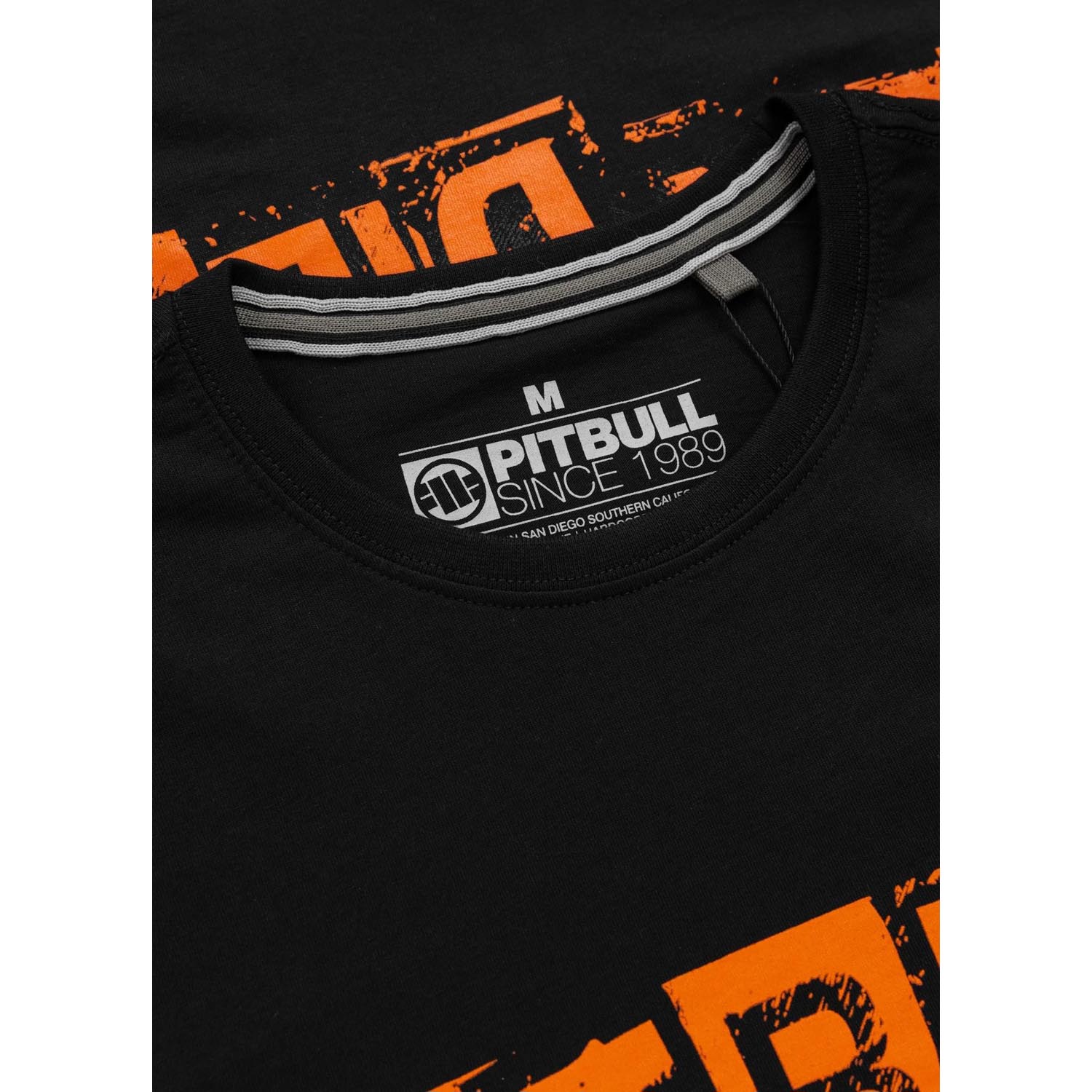 Pit Bull West Coast T-Shirt, Blacky, black-orange, XXXL