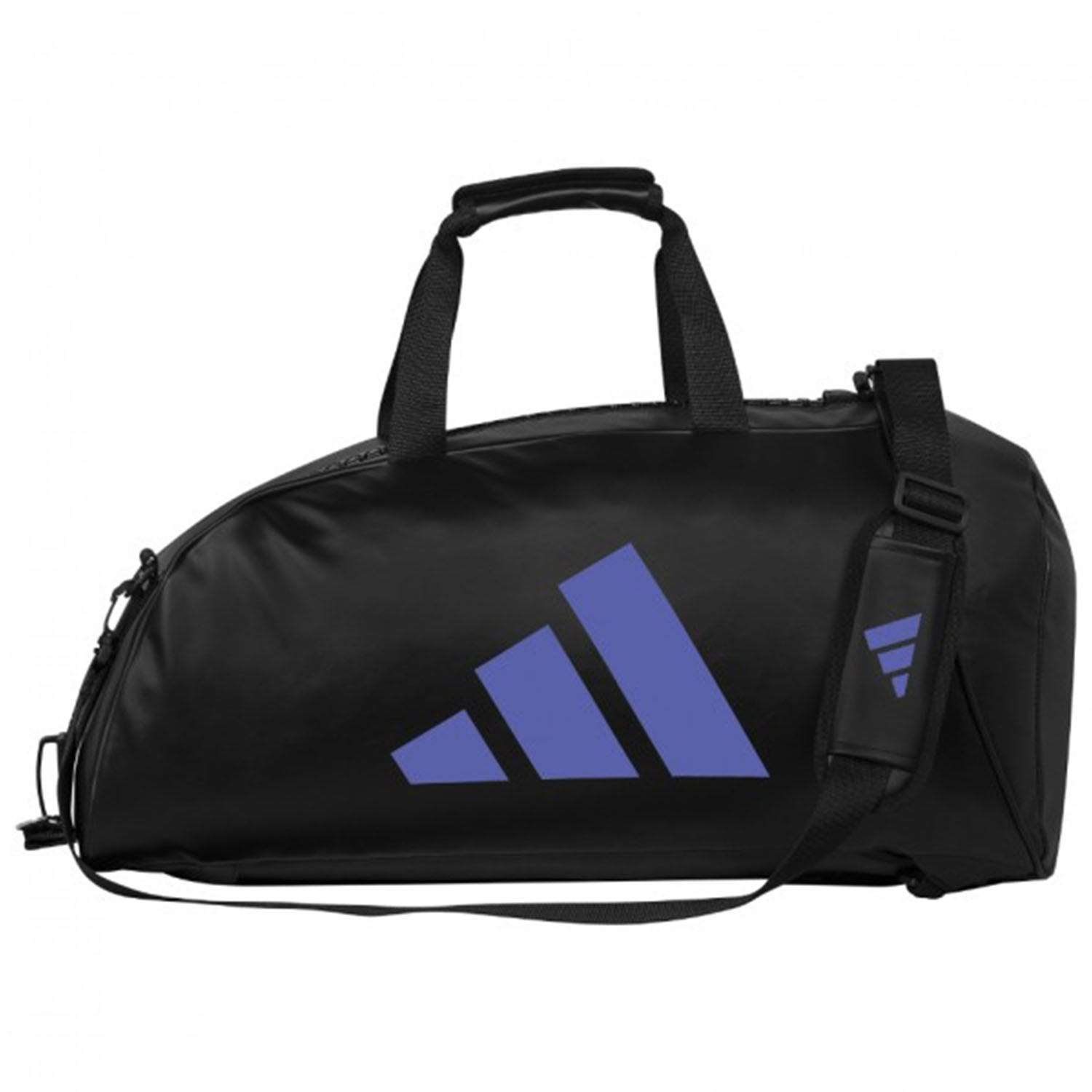 adidas Sporttasche, 2in1 PU, schwarz-blau