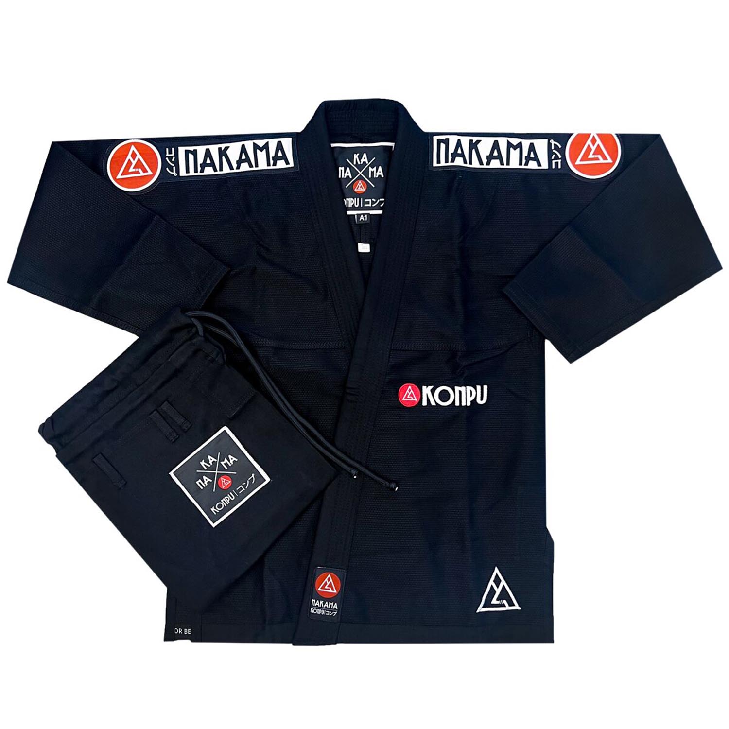 Nakama BJJ GI, Konpu, schwarz, A1