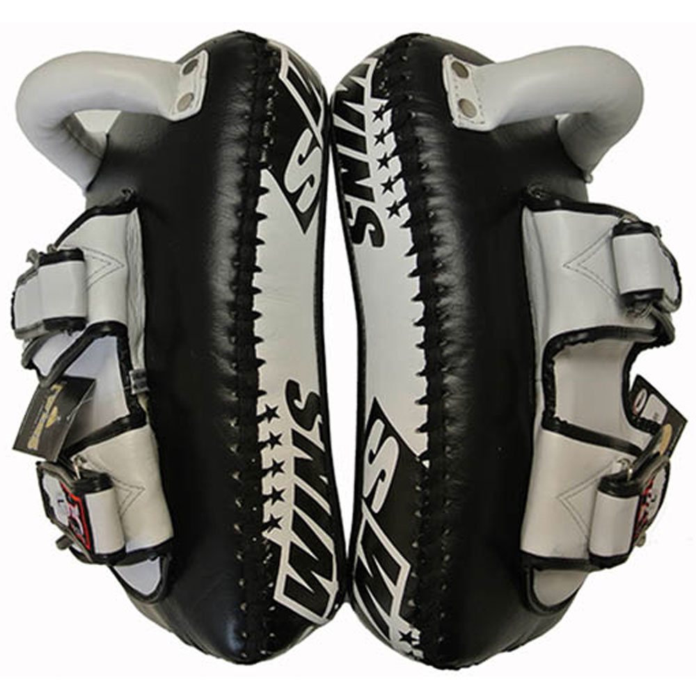 TWINS Special Kick Pads, KPL-12, Premium, black-white, L