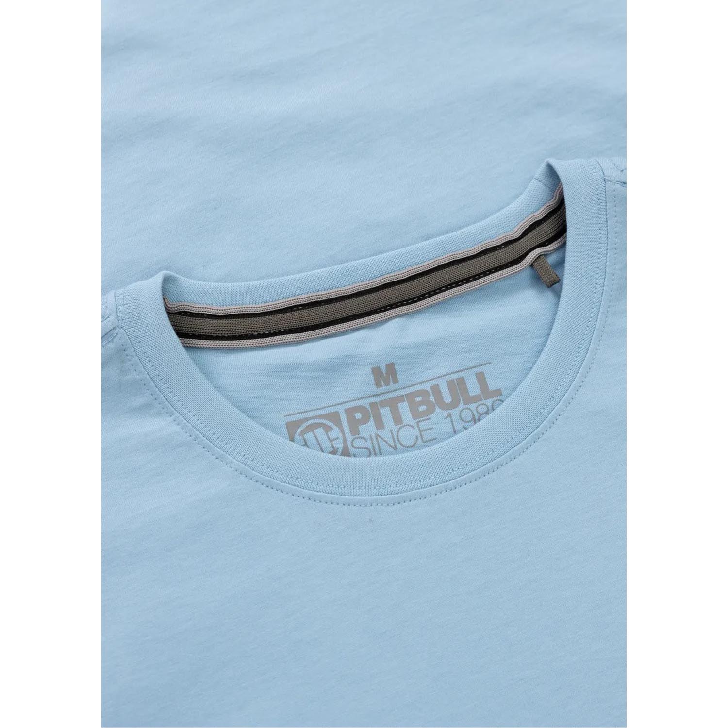 Pit Bull West Coast T-Shirt, Small Logo, light blue, XXXL