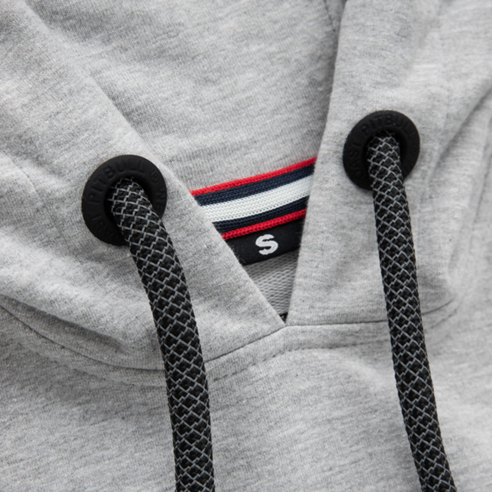Pit Bull West Coast Hoody, Damen, Small Logo Terry, grau, XS