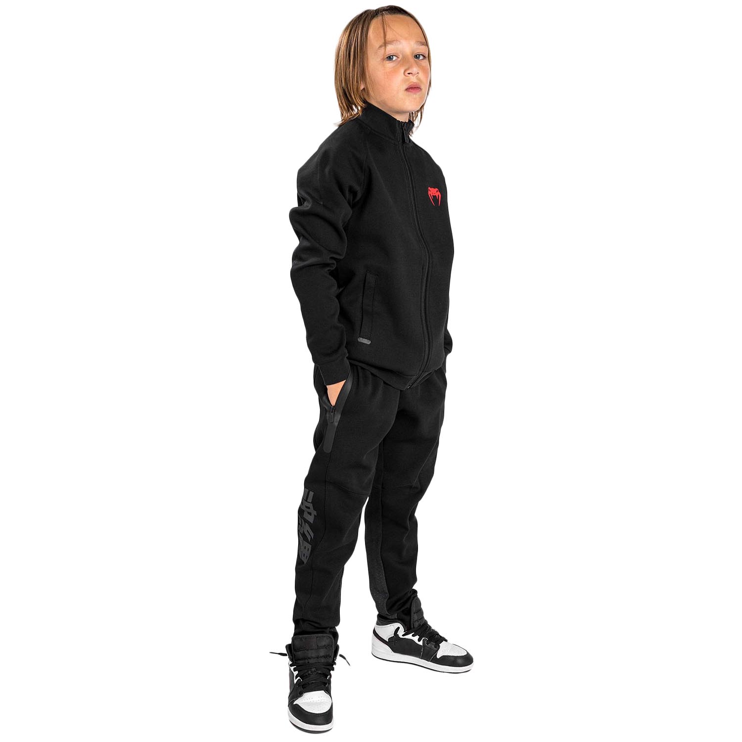 VENUM Jogging Pants, Kids, Okinawa 3.0, black-red, 10 J