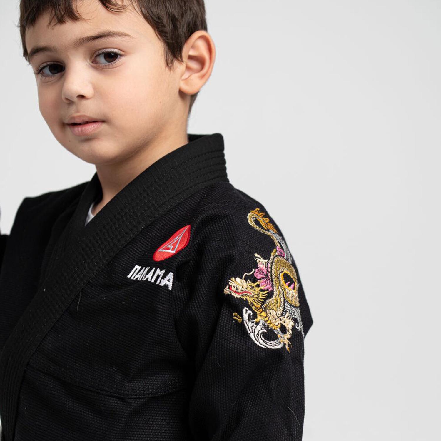 Nakama BJJ GI, Kids, Ryuu, schwarz, M4
