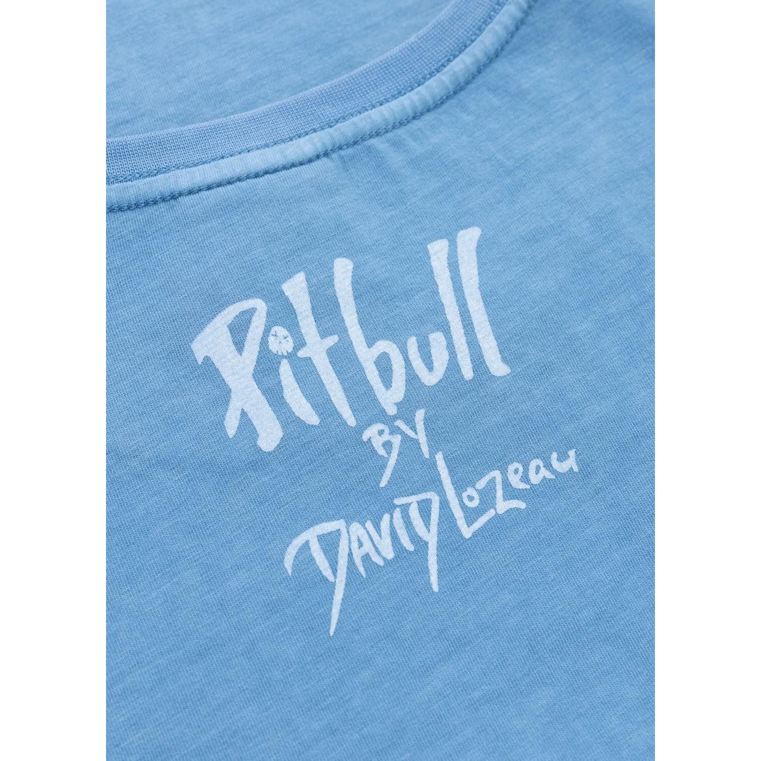 Pit Bull West Coast T-Shirt, Woman, Washed Beachbreak, lightblue, XL