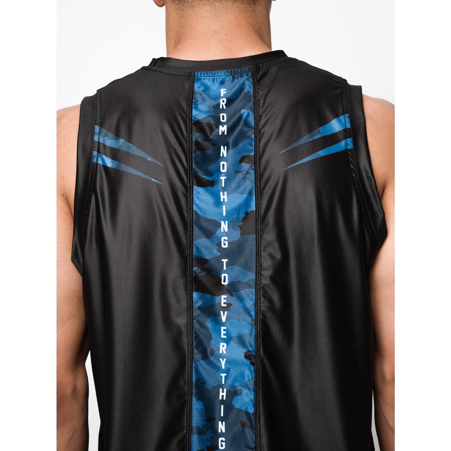 RINGLIFE Functional Tank Top, Unit, black-blue camo, XXL