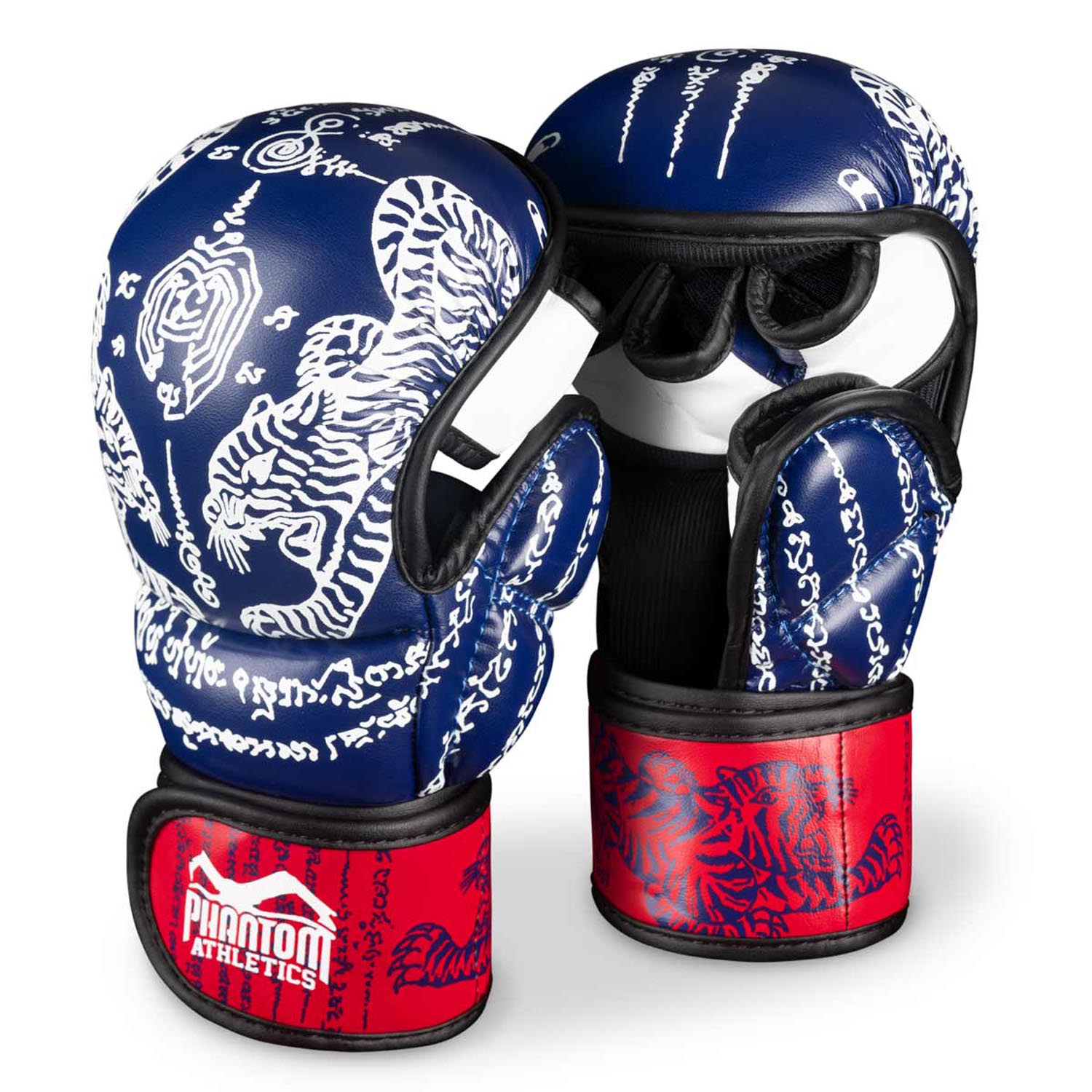 Phantom Athletics MMA Sparring Gloves, Muay Thai, blue