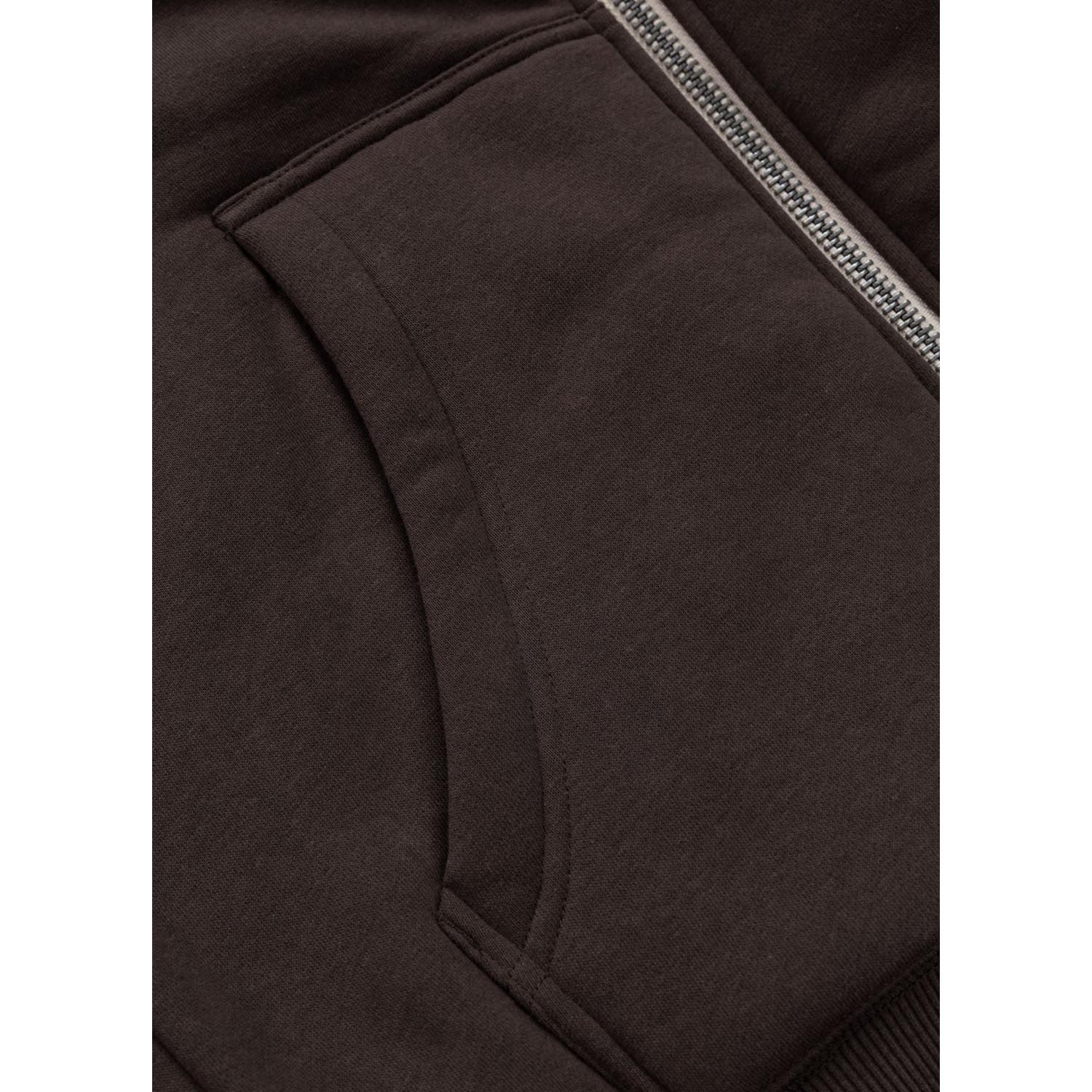 Pit Bull West Coast Zip Hoody, Ruffin Detroit, brown, M