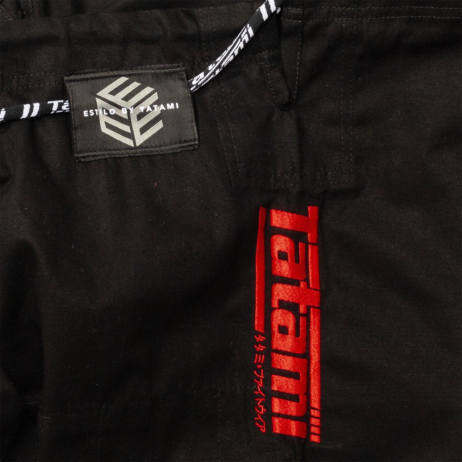 Tatami BJJ GI, Estilo Black Label, black-red, A1
