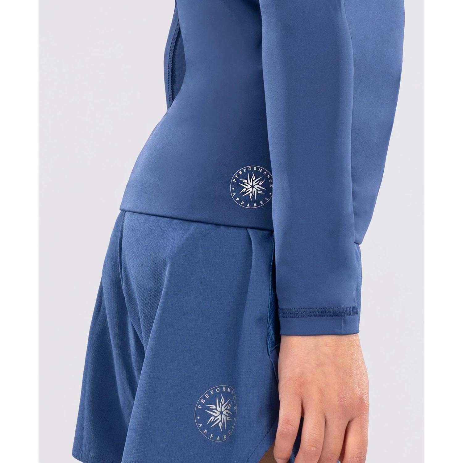 VENUM Rashguard, L/S, Kids, Contender, blue, 14 J