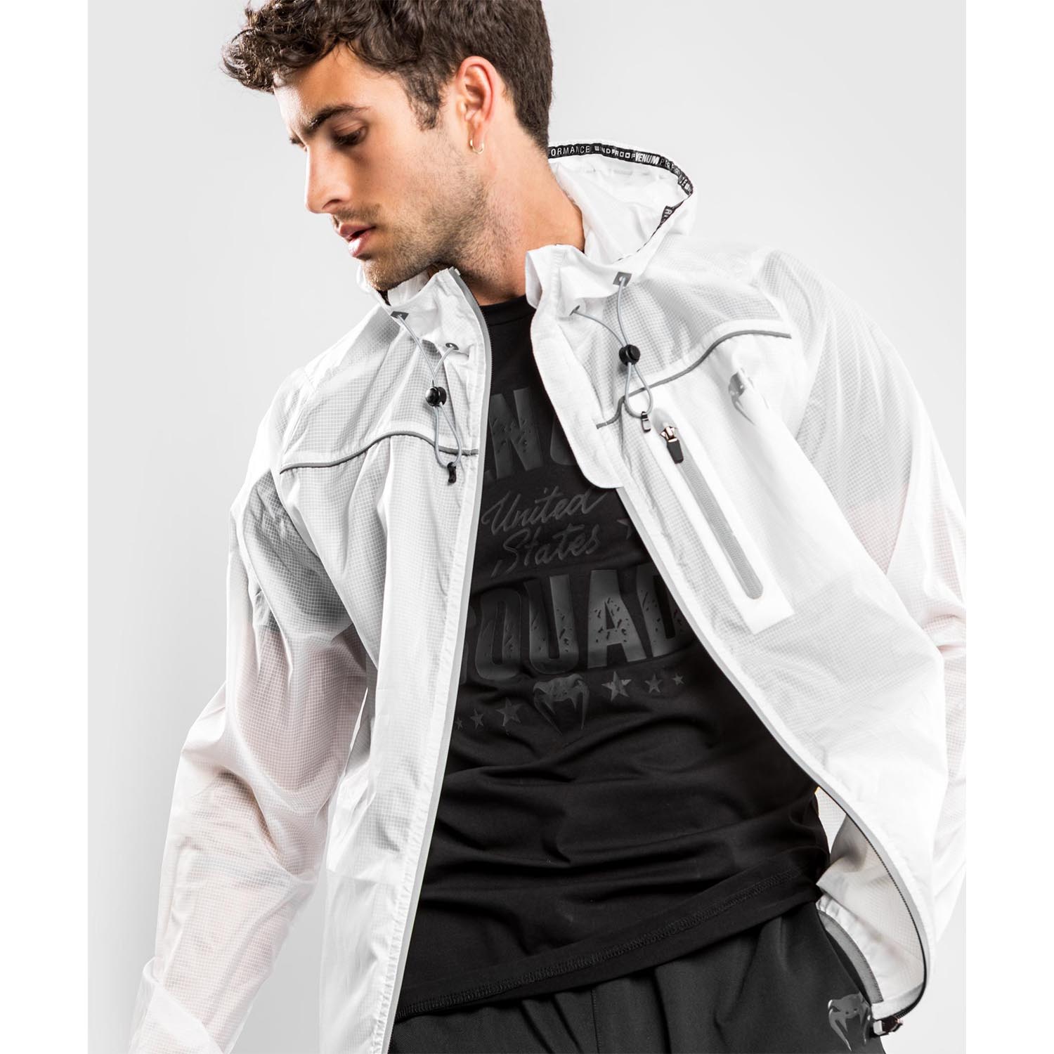 VENUM Wind Jacket, Tempest 2.0, transparent, white, XL