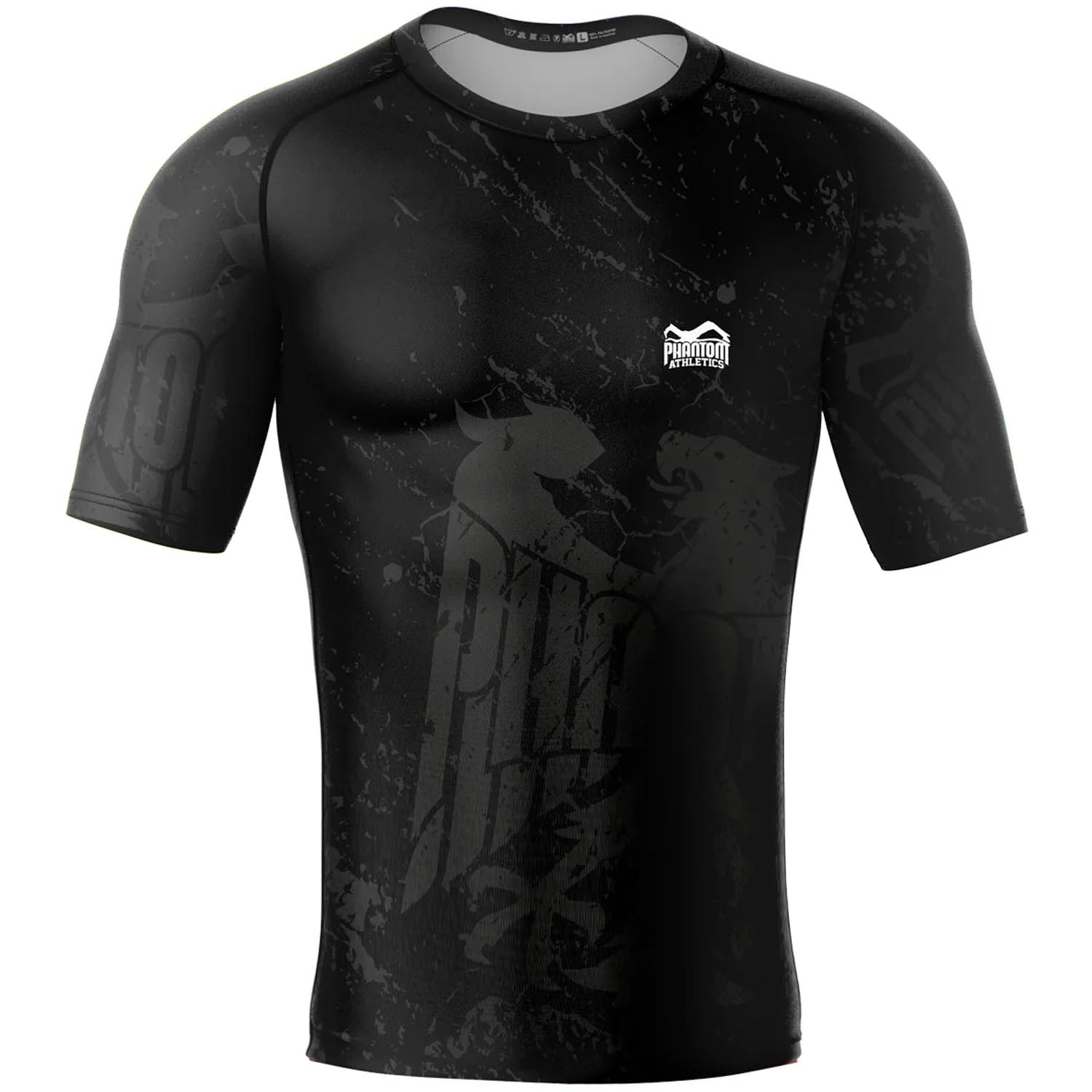 Phantom Athletics Rashguard, S/S, Germany, black, XXL