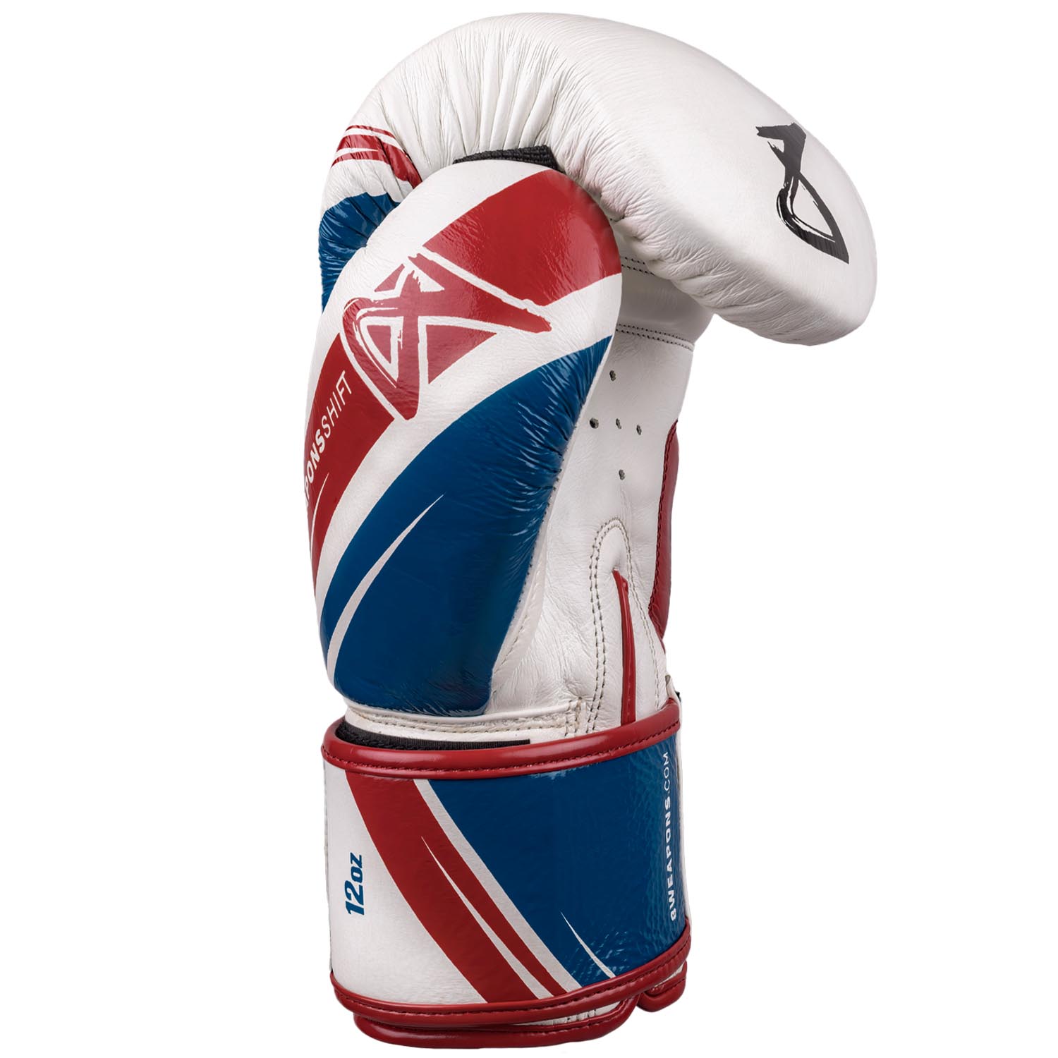 8 WEAPONS Boxing Gloves, Shift, white-navy-red, 16 Oz