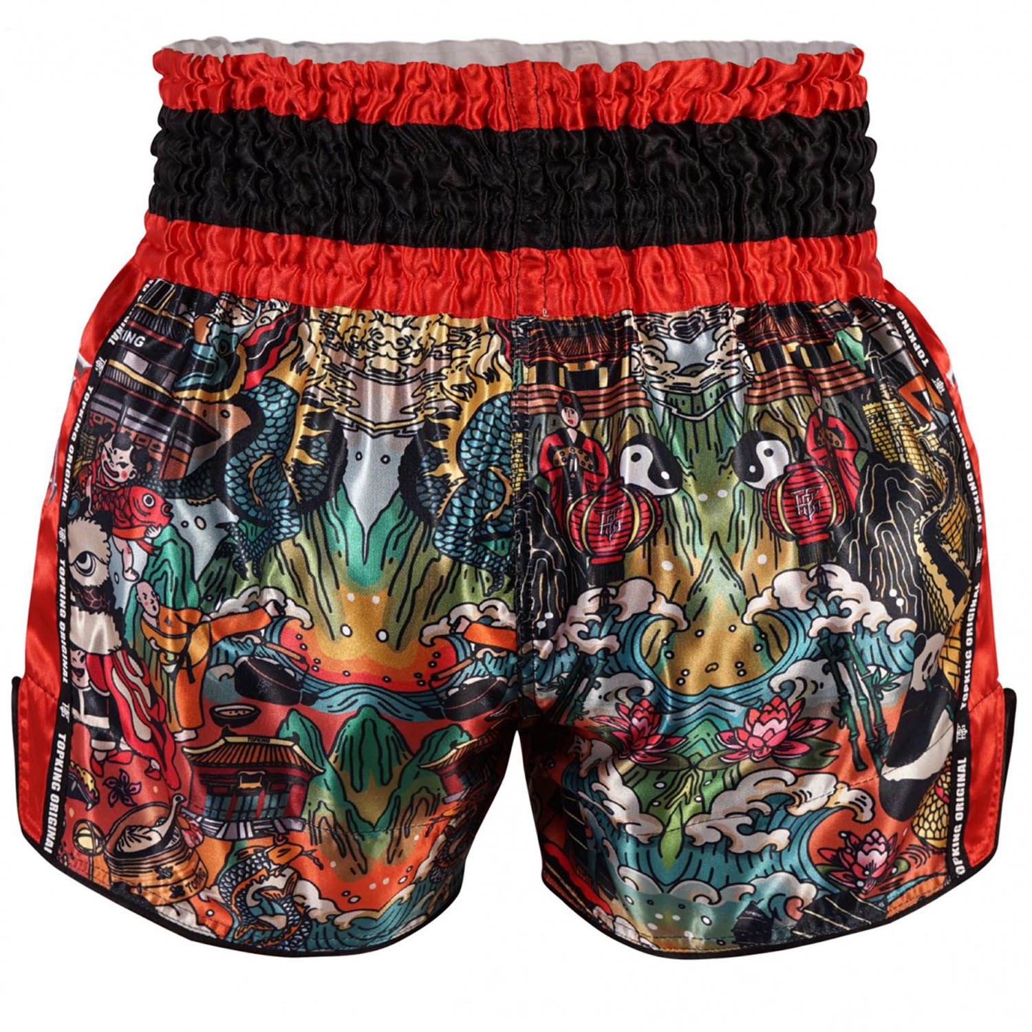 TOP KING BOXING Muay Thai Shorts, TKTBS 226, black