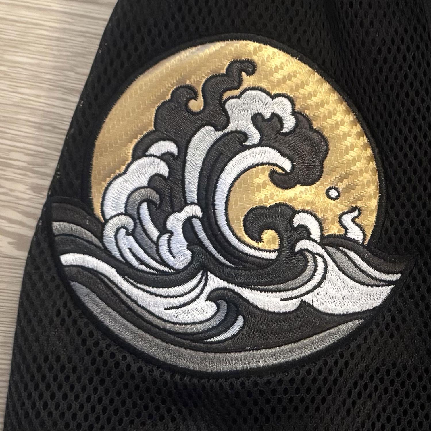 Wicked One Muay Thai Shorts, Hurricane, black-gold, XXL