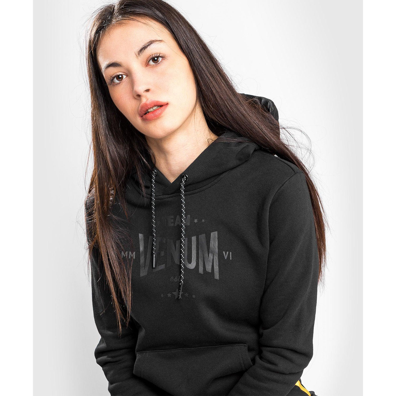 VENUM Hoody, Damen, Team 2.0, schwarz-schwarz, M