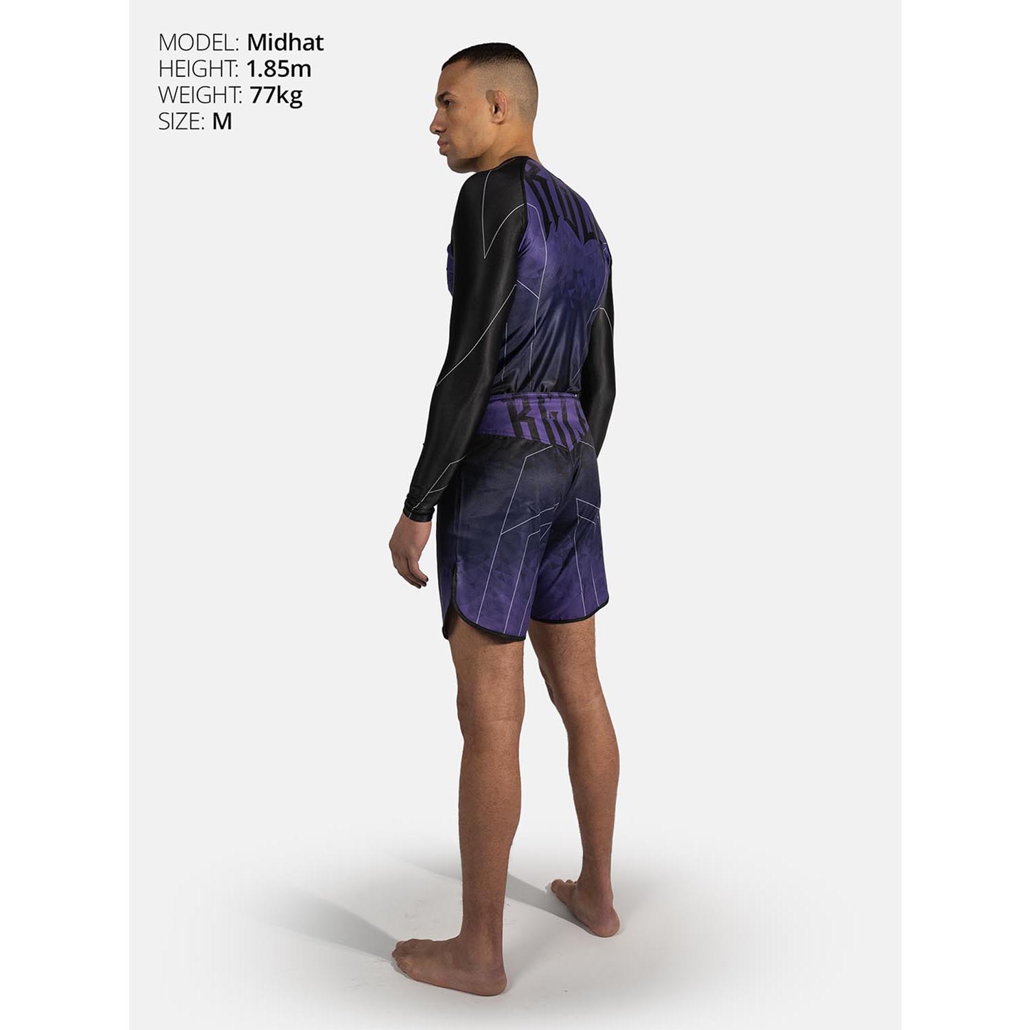 RINGLIFE Rashguard L/S - Transition black-purple S