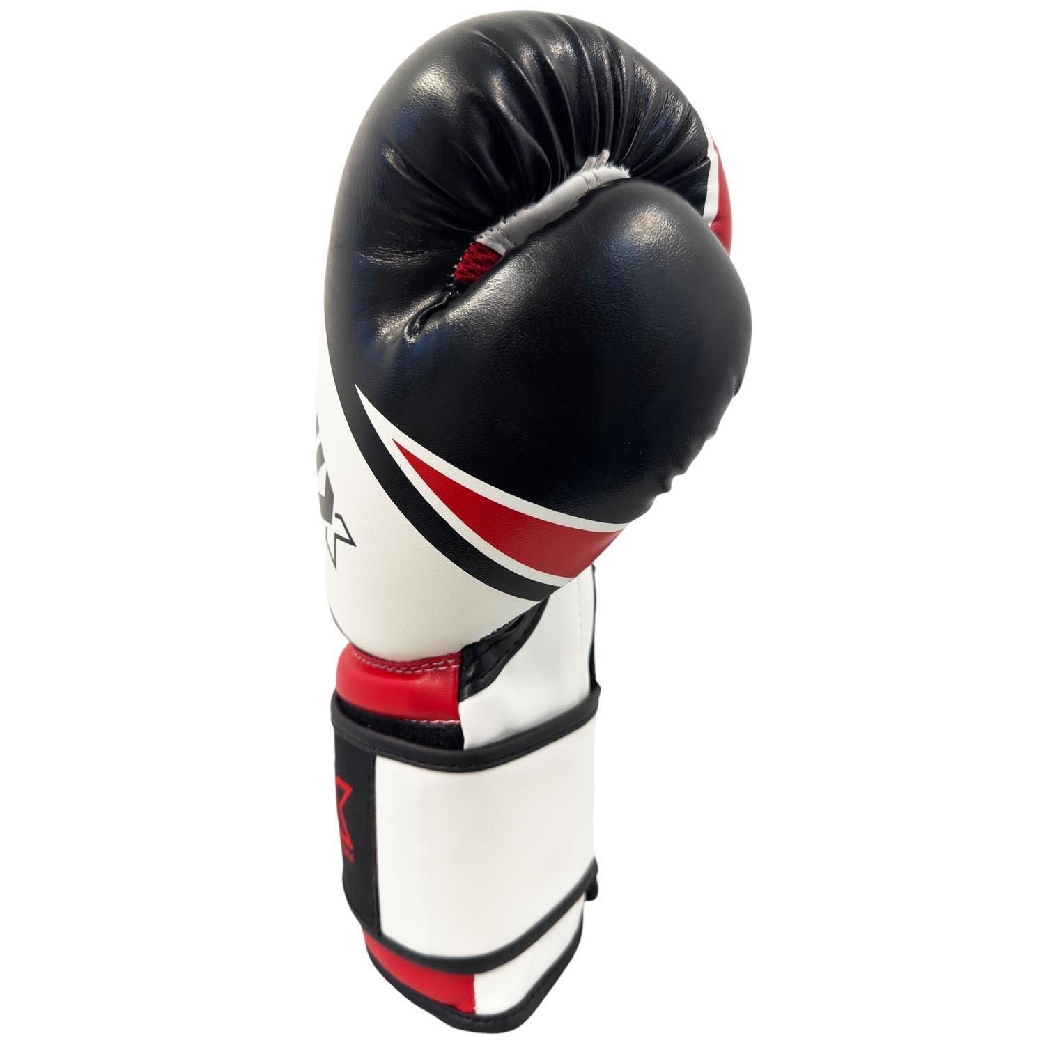 PX Boxing Gloves, Legacy, white-black-red, 10 Oz