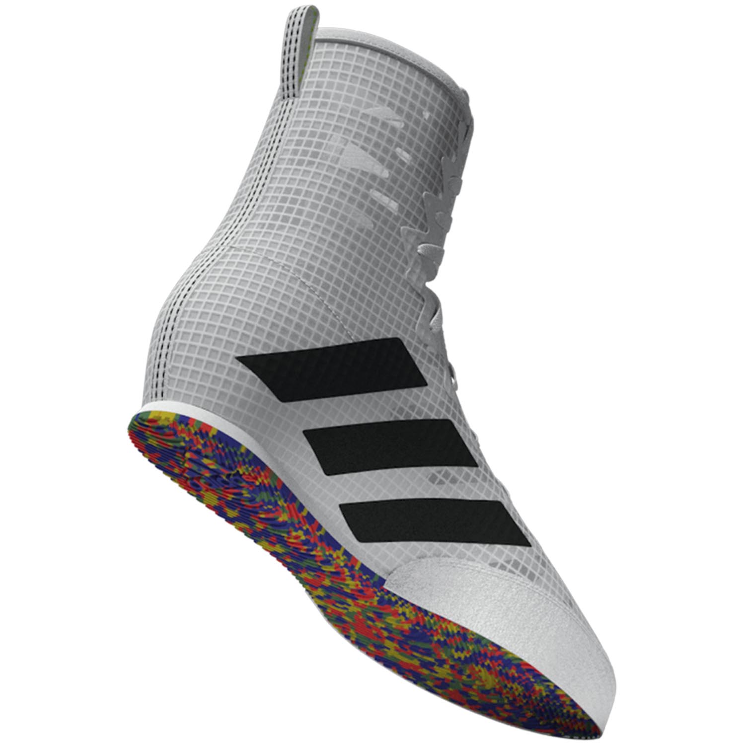 adidas Boxing Shoes, Box Hog 4, white-black, 40 ⅔ (UK 7)
