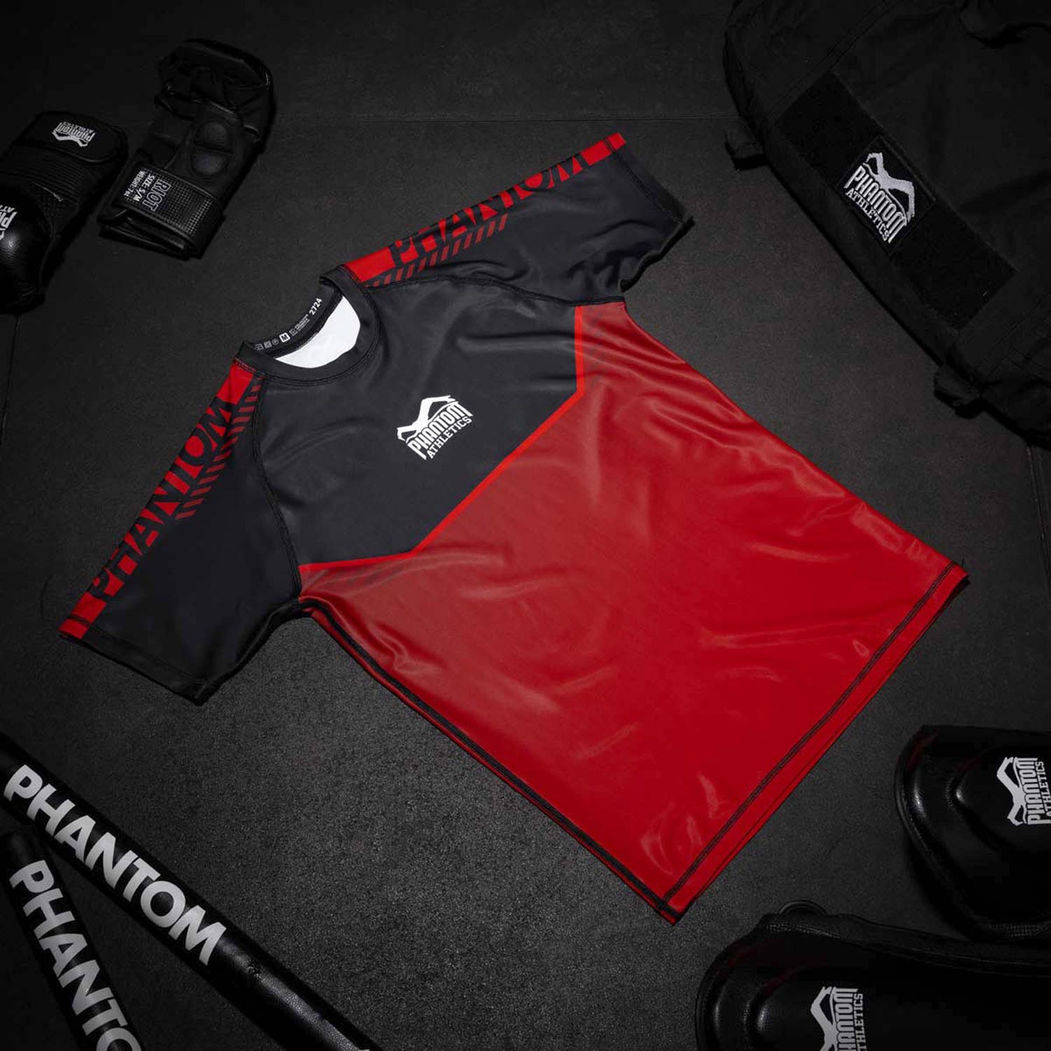 Phantom Athletics Rashguard, S/S, Evo, Apex, Rot, S