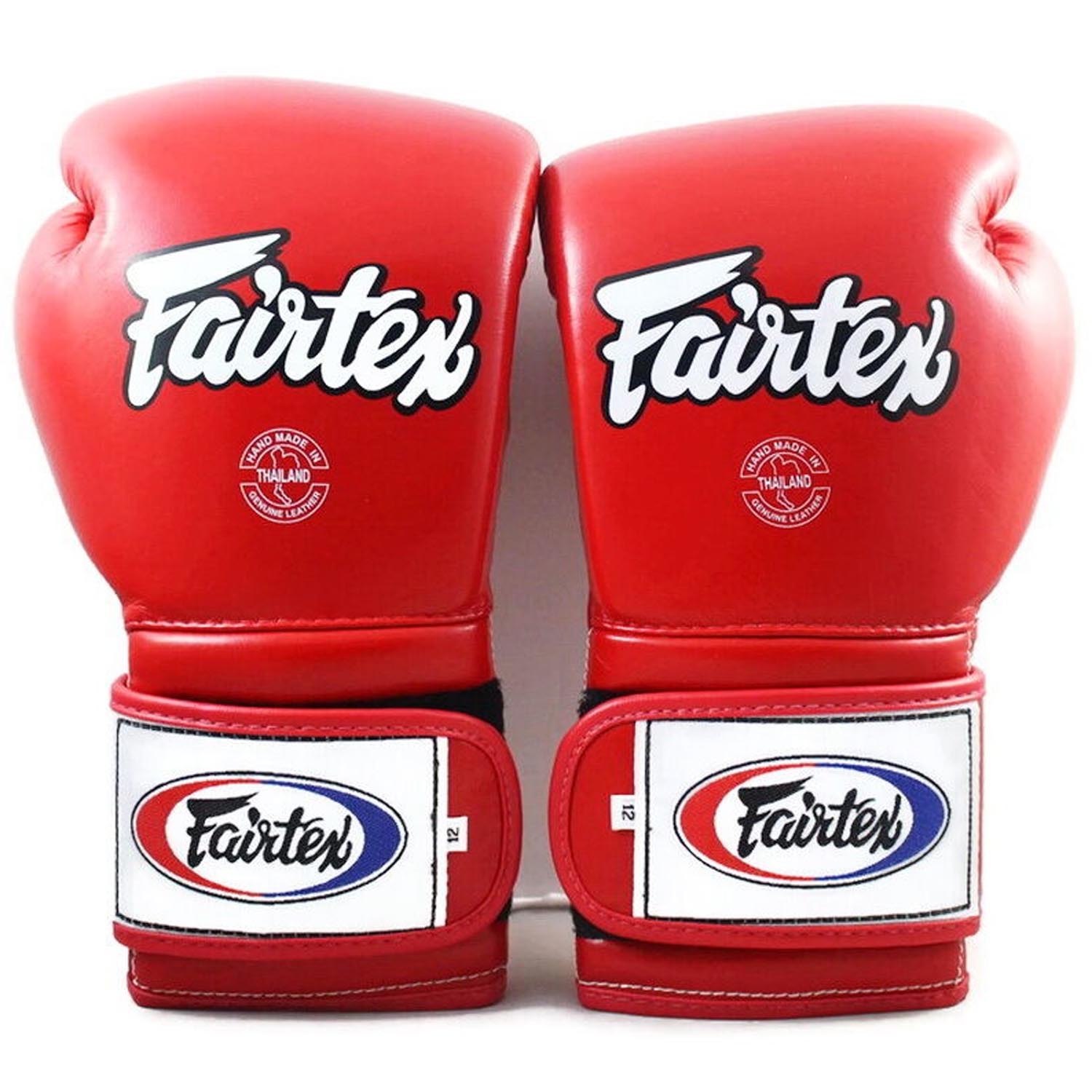 Fairtex Boxhandschuhe, BGV9, Mexican Style, rot-weiß, 10 Oz