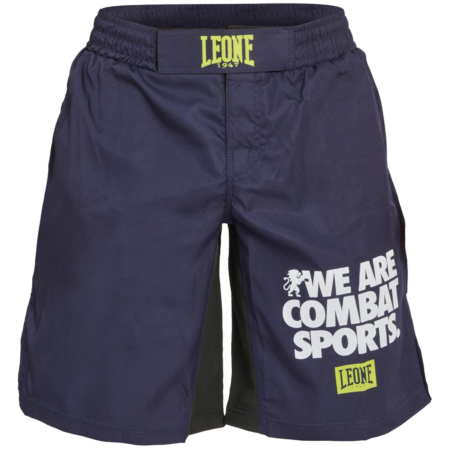 LEONE MMA Fight Shorts, Logo Wacs, AB952, navy, S
